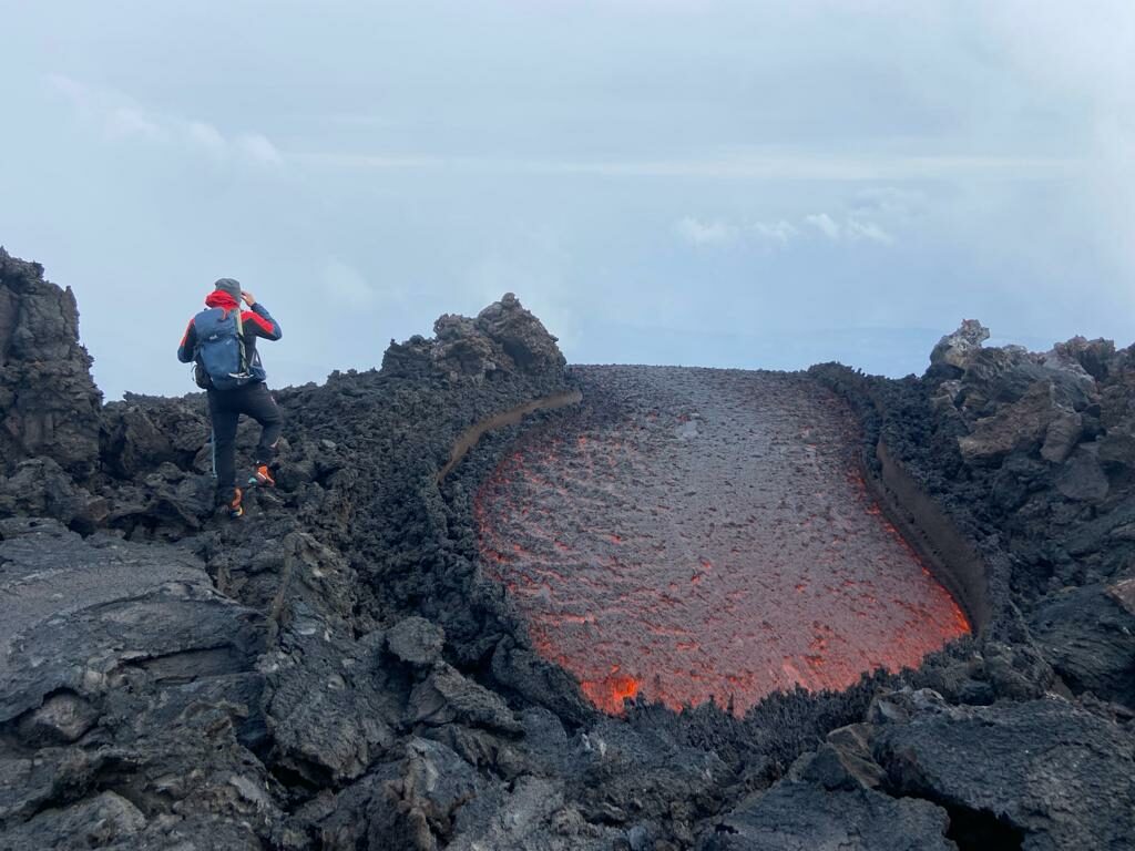 Lava on Etna